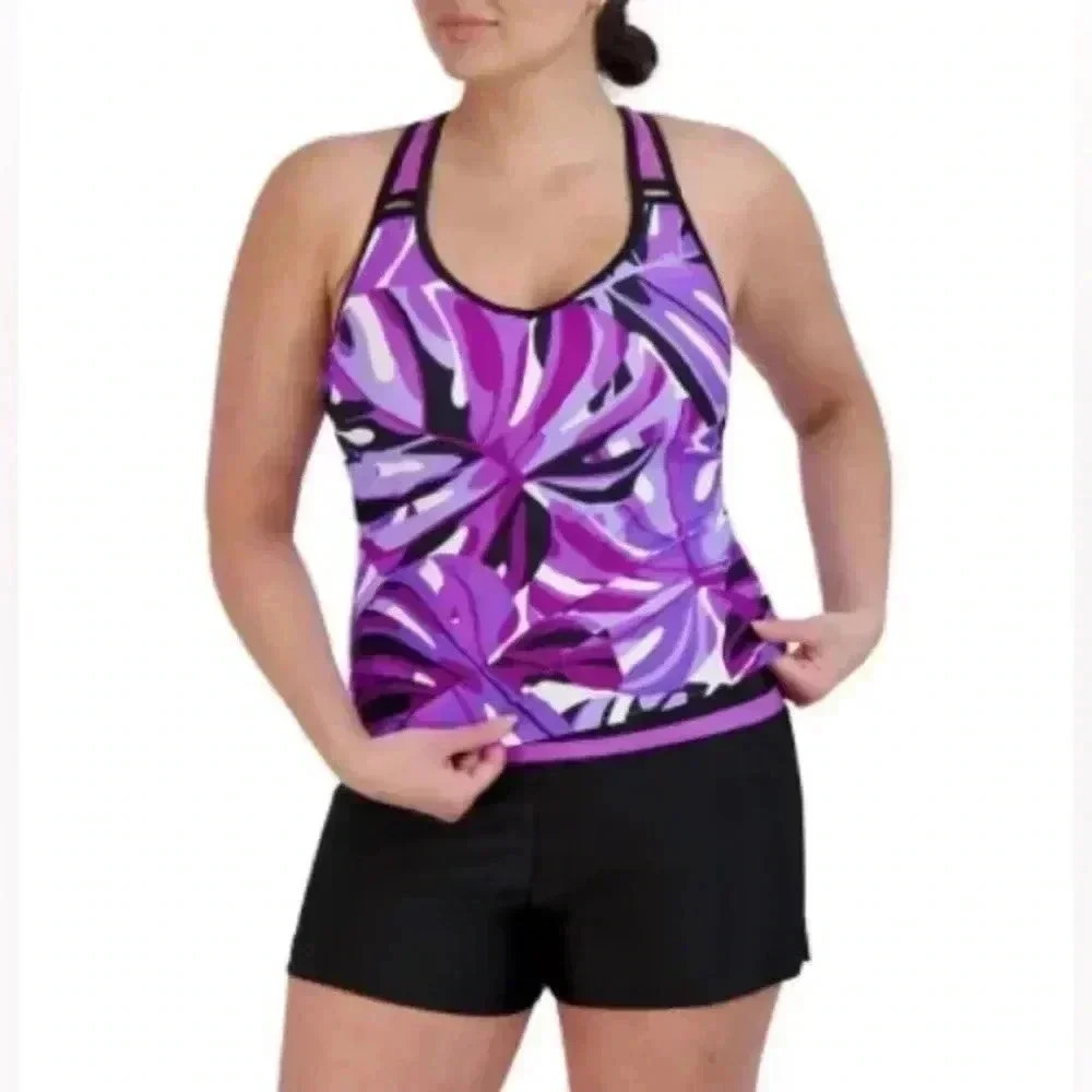 ZeroXposur Ladies O-Ring Action Tankini Swimsuit
